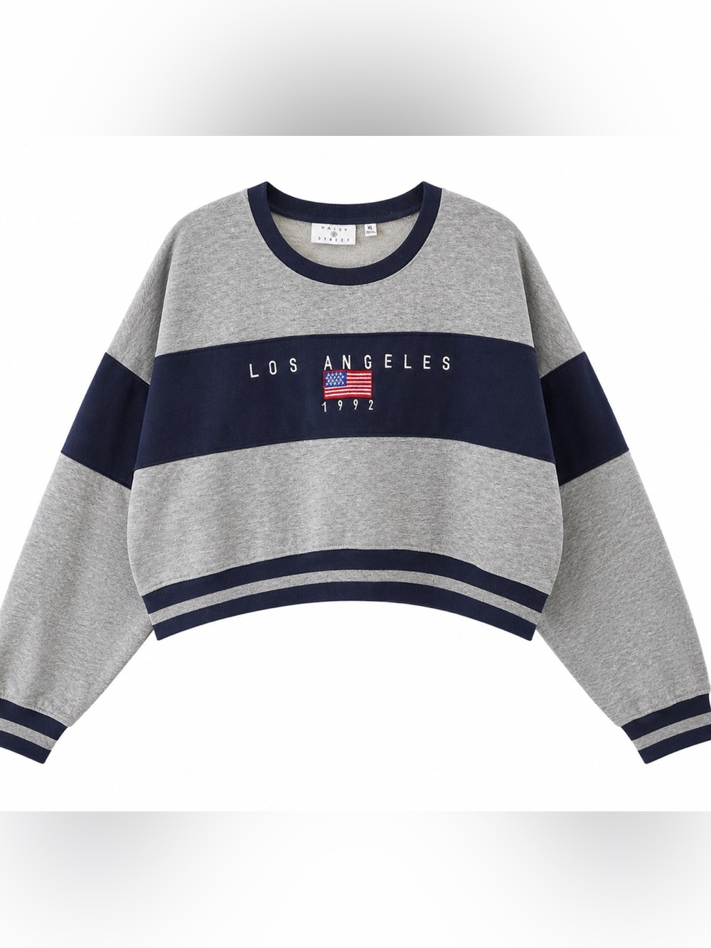 Daisy Street Womenβs Sweatshirt With Los Angeles Embroidery size XL